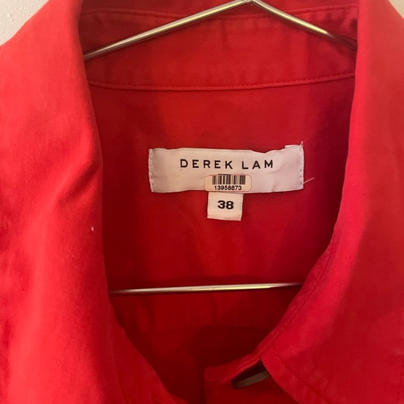Derek Lam Red Utility Dress, Sz 38, US 8, M - Picture 8 of 14